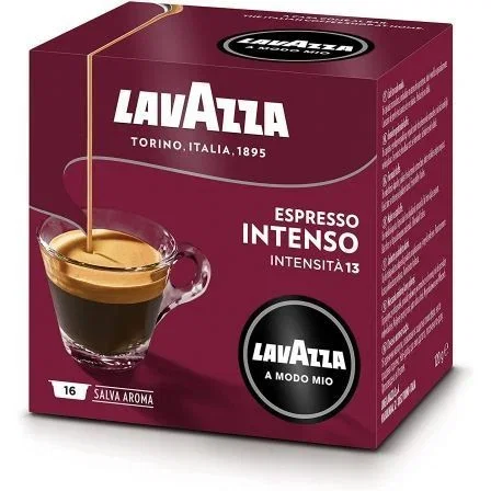 Lavazza Intensamente Cápsulas Modo Mio Caja 16 Unidades Café Intenso
